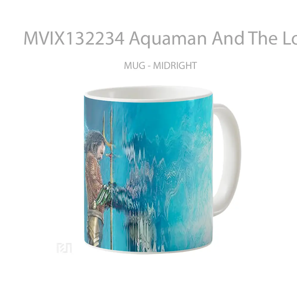 Mug Aquaman And The Lost Kingdom V3 Gelas Superhero - All-side / Desain