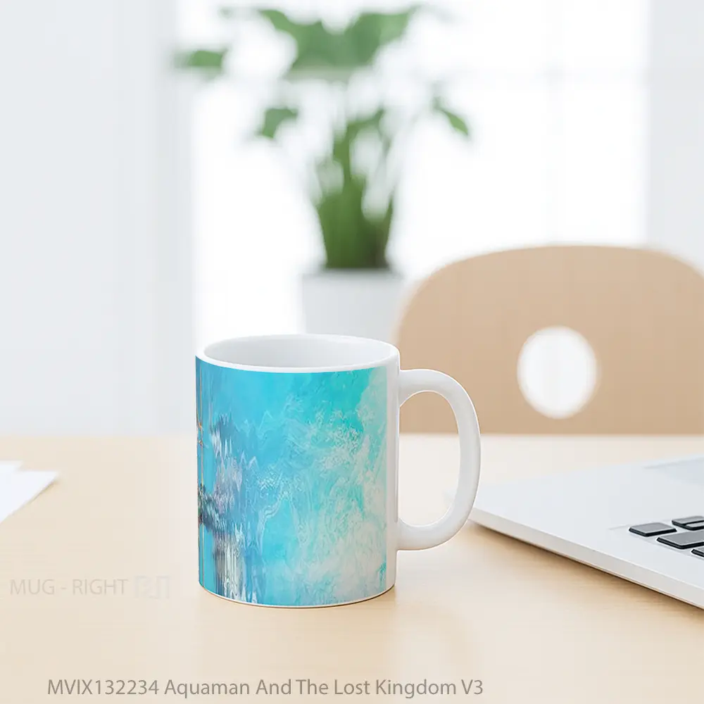 Mug Aquaman And The Lost Kingdom V3 Gelas Superhero - All-side / Desain