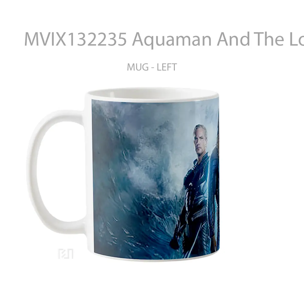 Mug Aquaman And The Lost Kingdom V4 Gelas Superhero - All-side / Desain