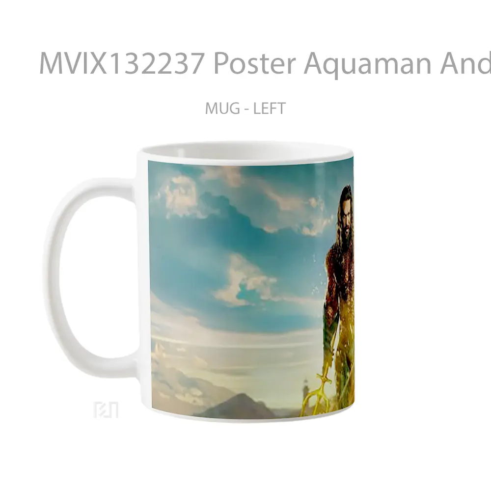 Mug Poster Aquaman And The Lost Kingdom Gelas Superhero - All-side / Desain