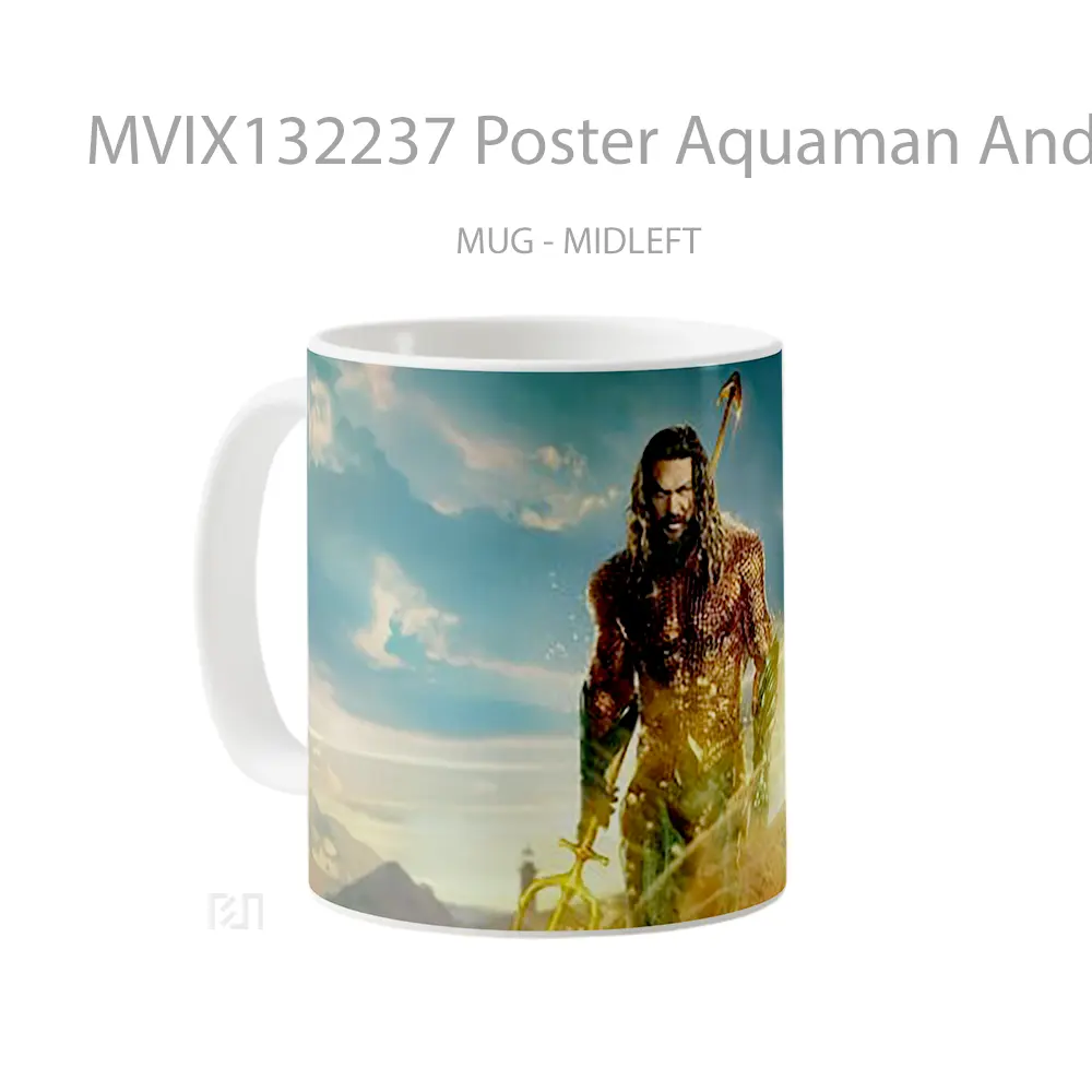 Mug Poster Aquaman And The Lost Kingdom Gelas Superhero - All-side / Desain
