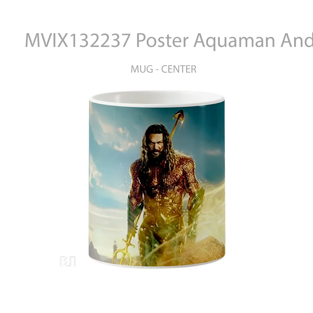 Mug Poster Aquaman And The Lost Kingdom Gelas Superhero