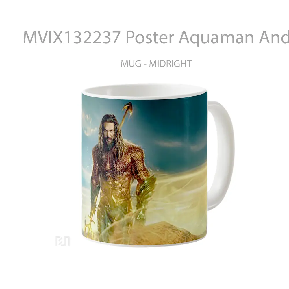 Mug Poster Aquaman And The Lost Kingdom Gelas Superhero - All-side / Desain