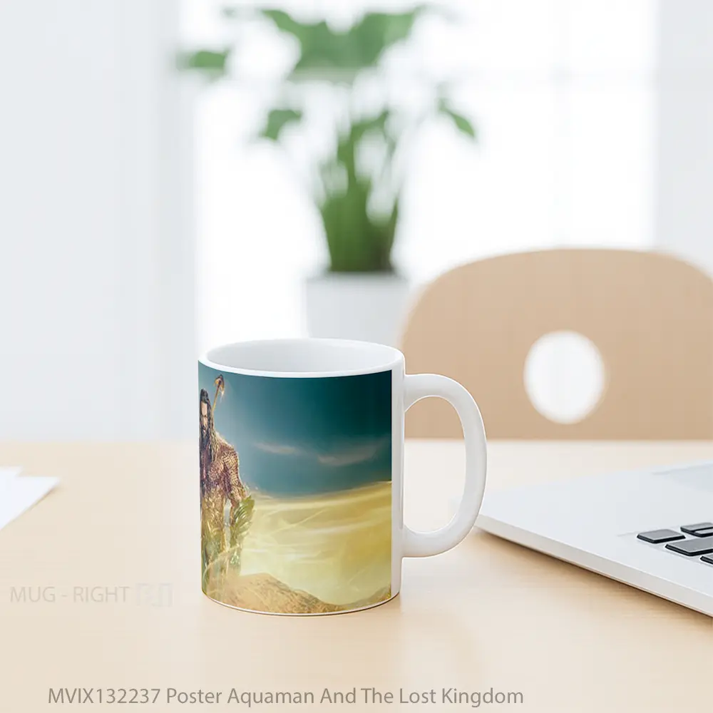 Mug Poster Aquaman And The Lost Kingdom Gelas Superhero - All-side / Desain