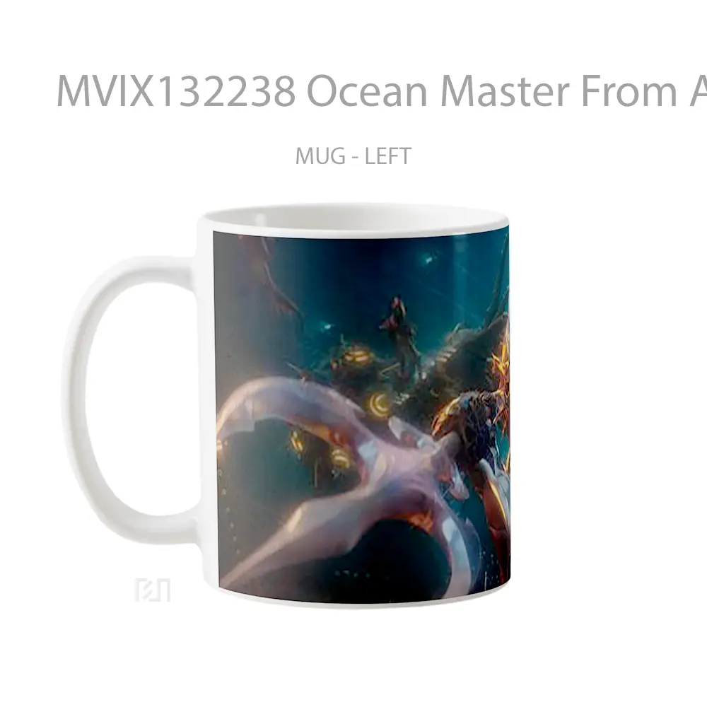 Mug Ocean Master From Aquaman 2 Gelas Superhero - All-side / Desain