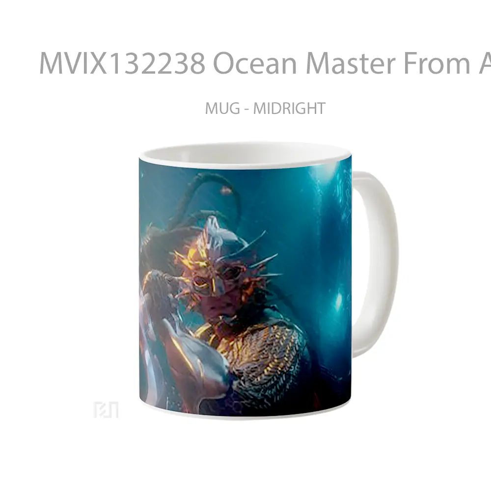 Mug Ocean Master From Aquaman 2 Gelas Superhero - All-side / Desain