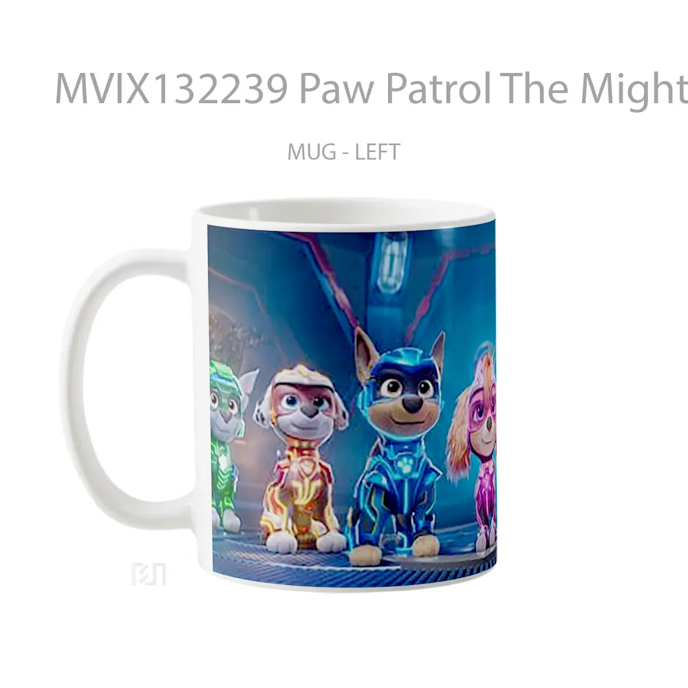 Mug Paw Patrol The Mighty Movie Gelas Keramik Unik - All-side / Desain