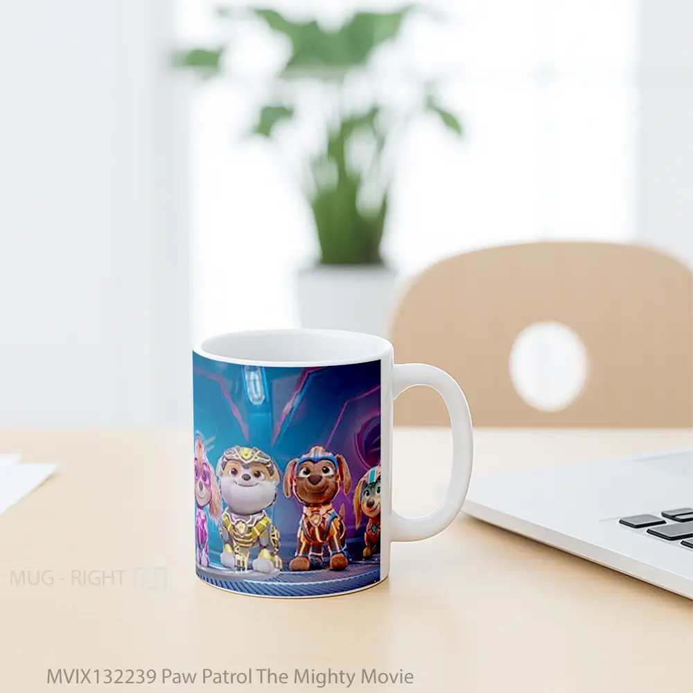 Mug Paw Patrol The Mighty Movie Gelas Keramik Unik - All-side / Desain