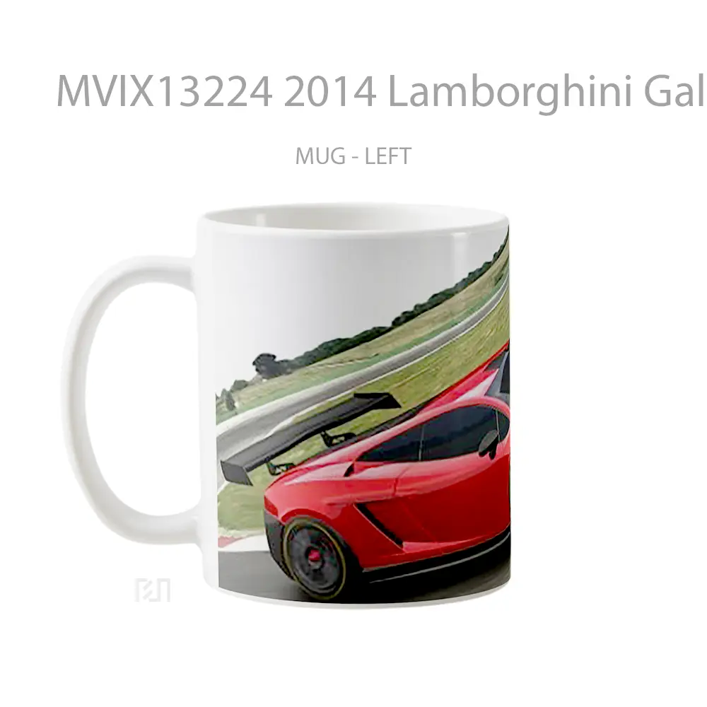 Mug 2014 Lamborghini Gallardo Gt3 Fl2 Cangkir Mobil - All-side / Desain