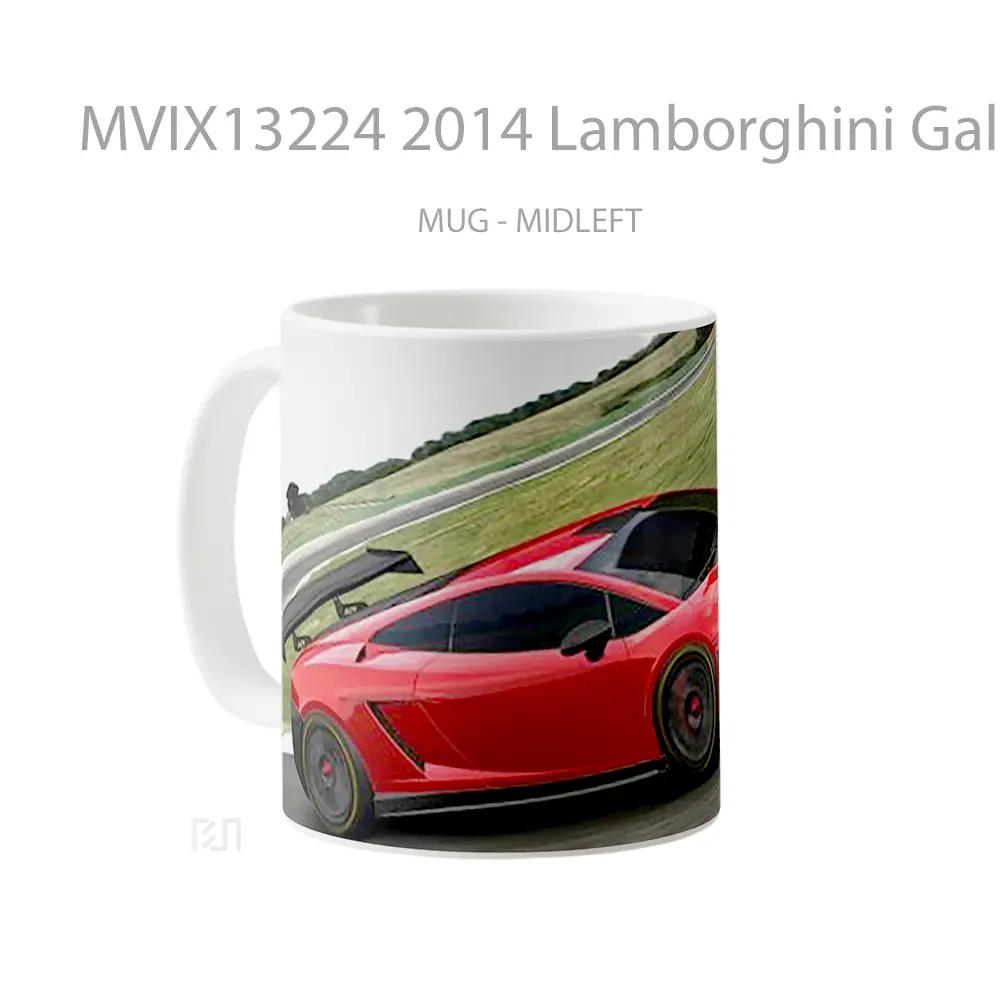 Mug 2014 Lamborghini Gallardo Gt3 Fl2 Cangkir Mobil - All-side / Desain