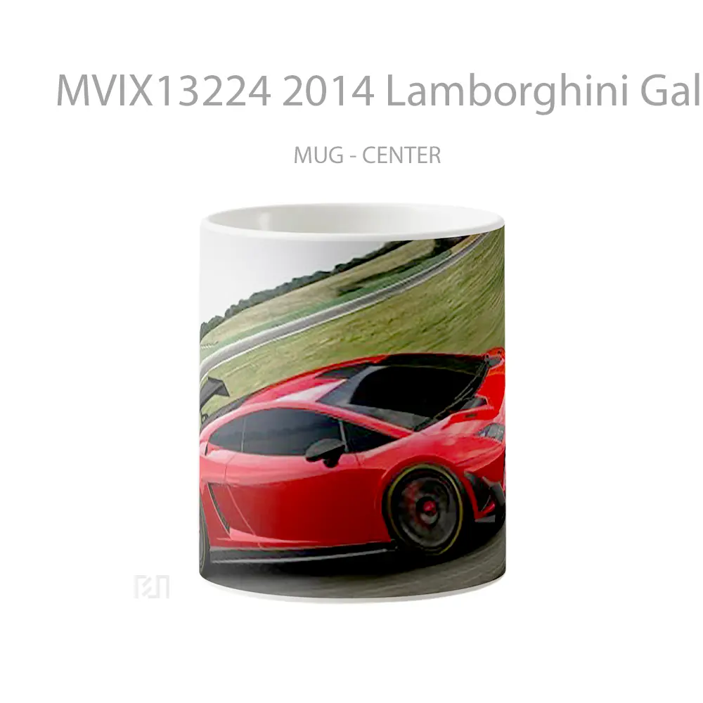 Mug 2014 Lamborghini Gallardo Gt3 Fl2 Cangkir Mobil
