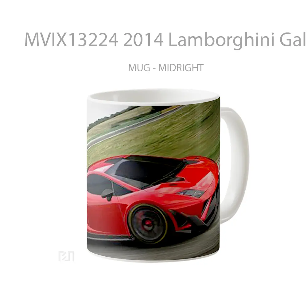 Mug 2014 Lamborghini Gallardo Gt3 Fl2 Cangkir Mobil - All-side / Desain