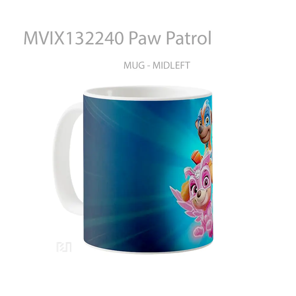 Mug Paw Patrol Gelas Keramik Unik - All-side / Desain