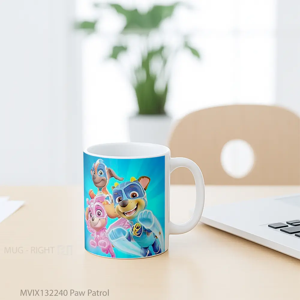 Mug Paw Patrol Gelas Keramik Unik - All-side / Desain