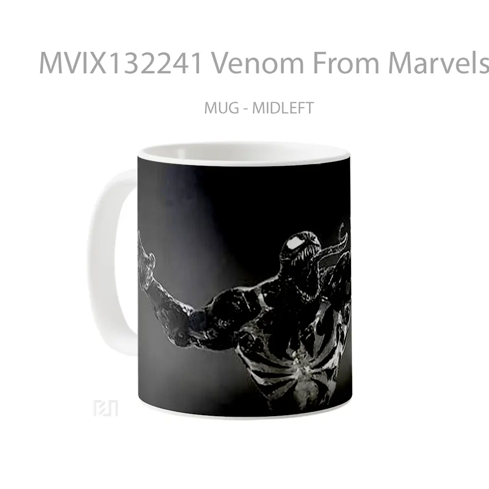 Mug Venom From Marvels Spider Man 2 Gelas Superhero - All-side / Desain