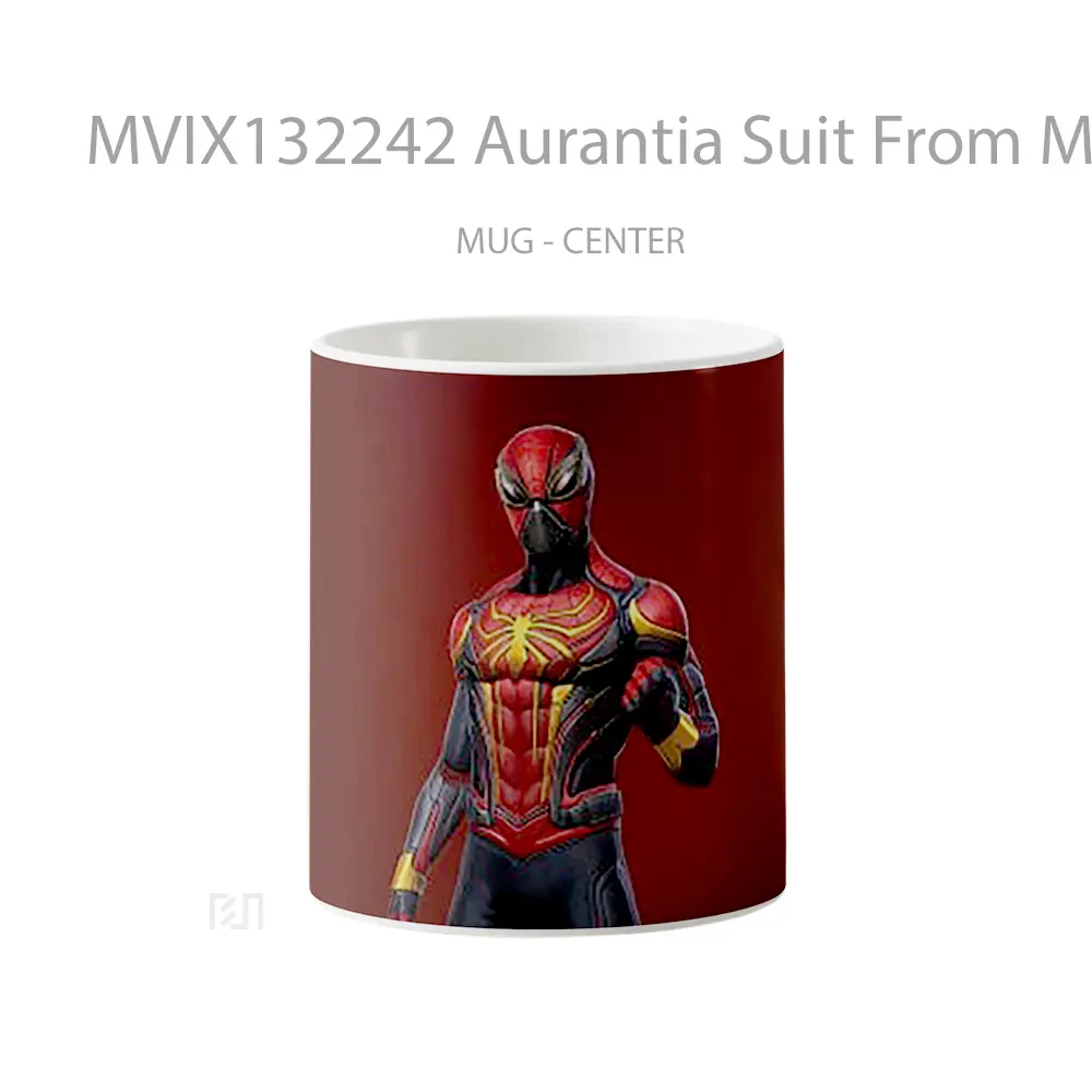 Mug Aurantia Suit From Marvels Spiderman 2 Gelas Superhero