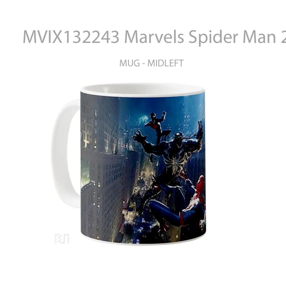 Mug Marvels Spider Man 2 Gelas Superhero - All-side / Desain