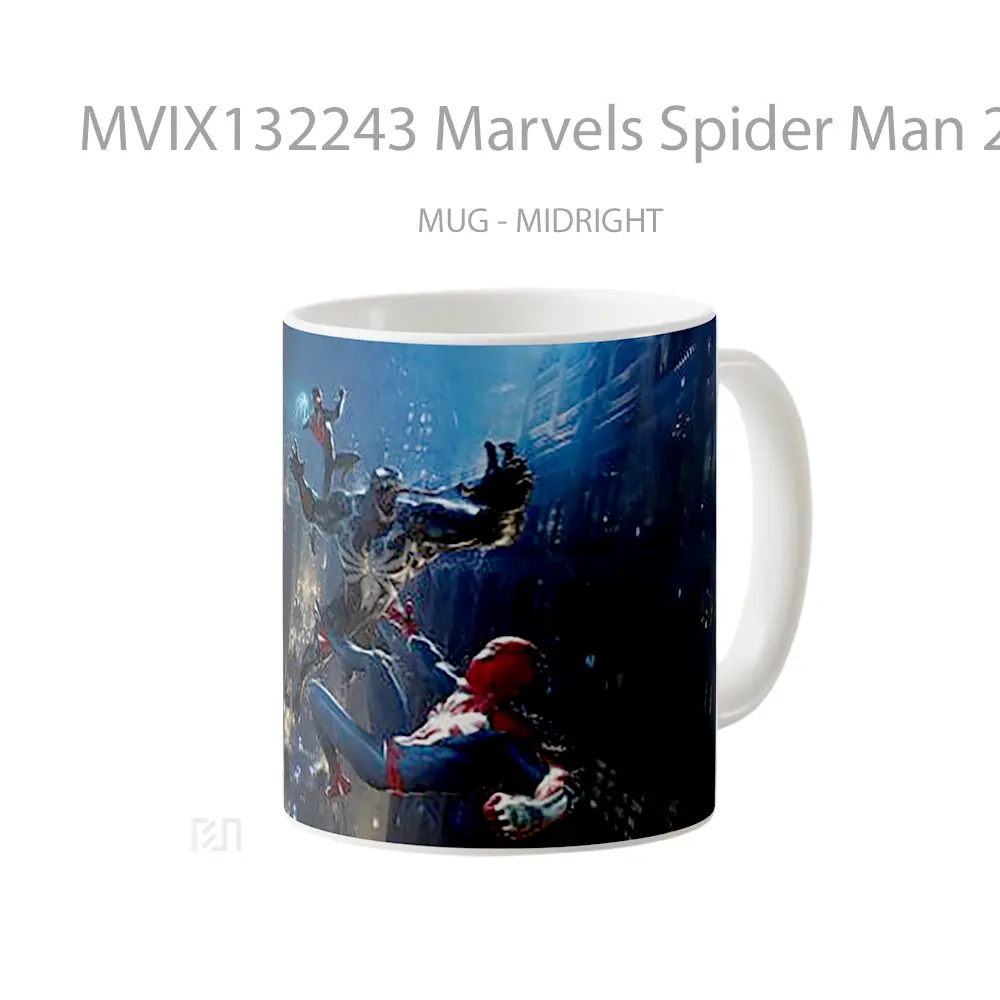 Mug Marvels Spider Man 2 Gelas Superhero - All-side / Desain
