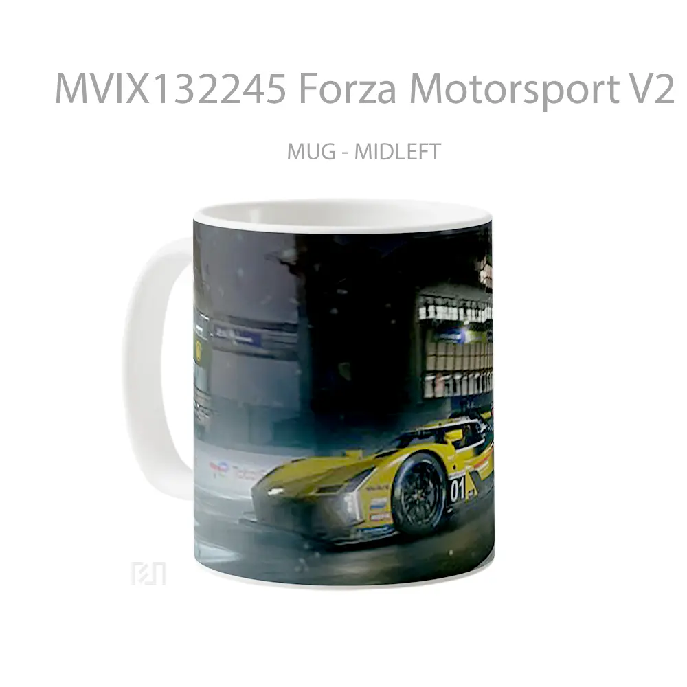 Mug Forza Motorsport V2 Gelas Keramik Unik - All-side / Desain