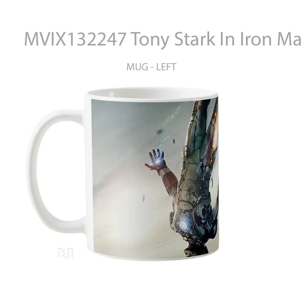 Mug Tony Stark In Iron Man 3 Gelas Superhero - All-side / Desain