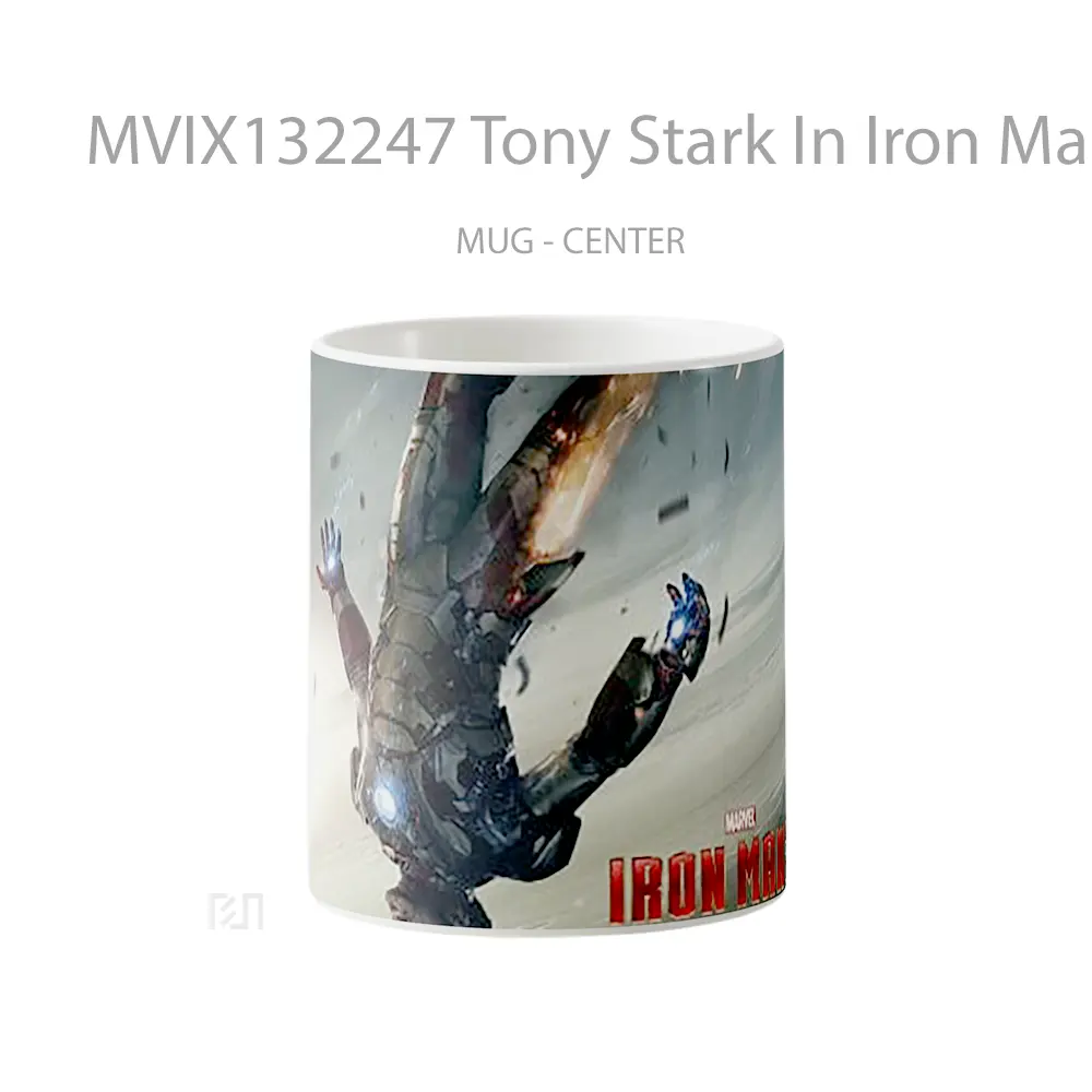 Mug Tony Stark In Iron Man 3 Gelas Superhero