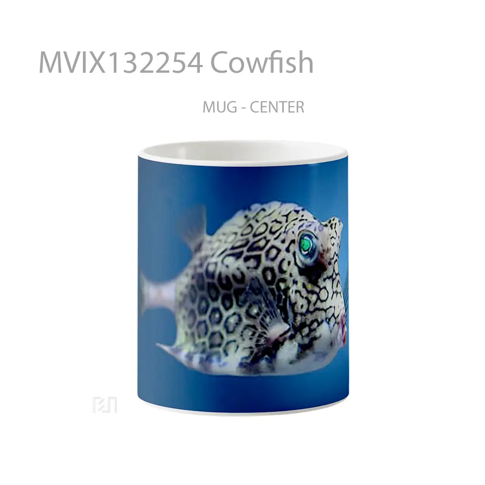 Mug Cowfish Gelas Keramik Unik
