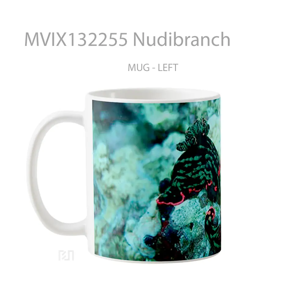 Mug Nudibranch Gelas Keramik Unik - All-side / Desain