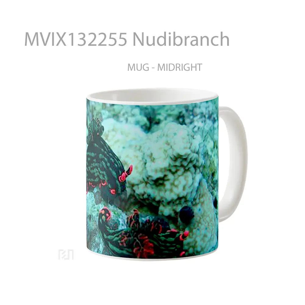 Mug Nudibranch Gelas Keramik Unik - All-side / Desain
