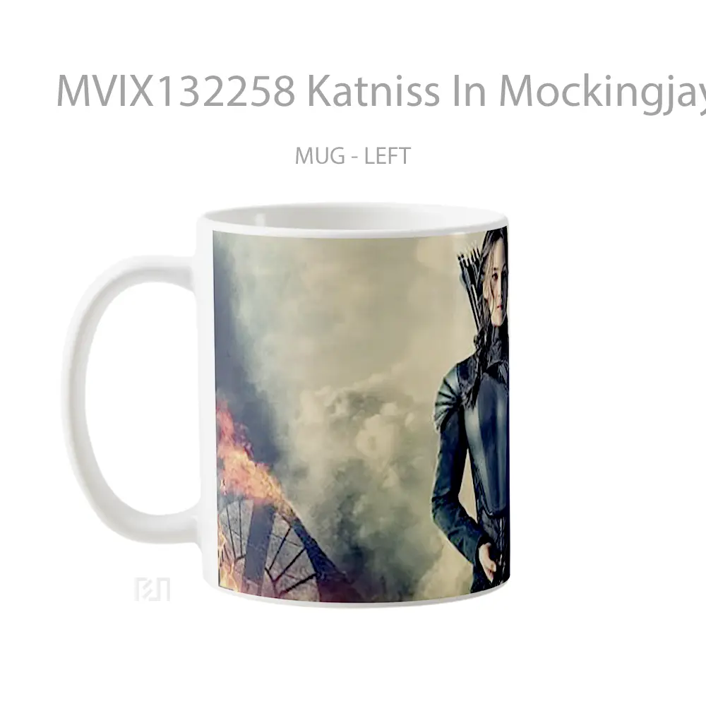 Mug Katniss In Mockingjay Gelas Keramik Unik - All-side / Desain