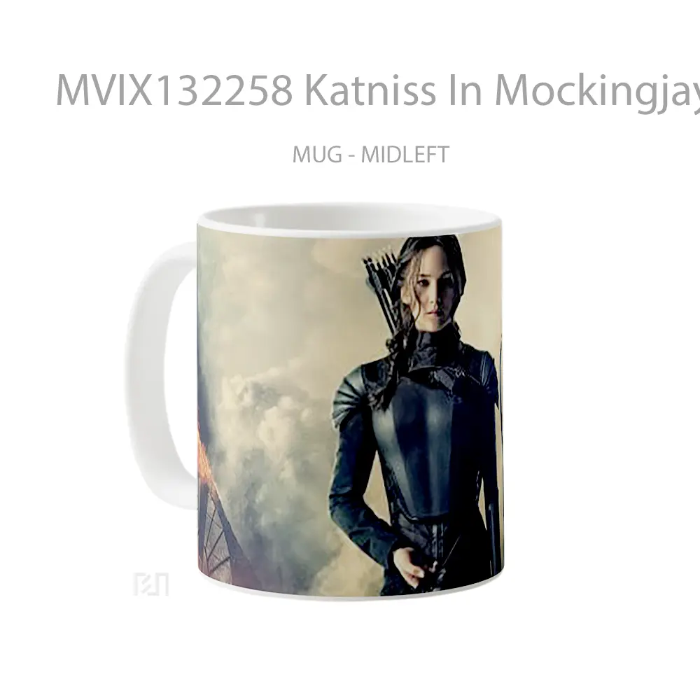 Mug Katniss In Mockingjay Gelas Keramik Unik - All-side / Desain