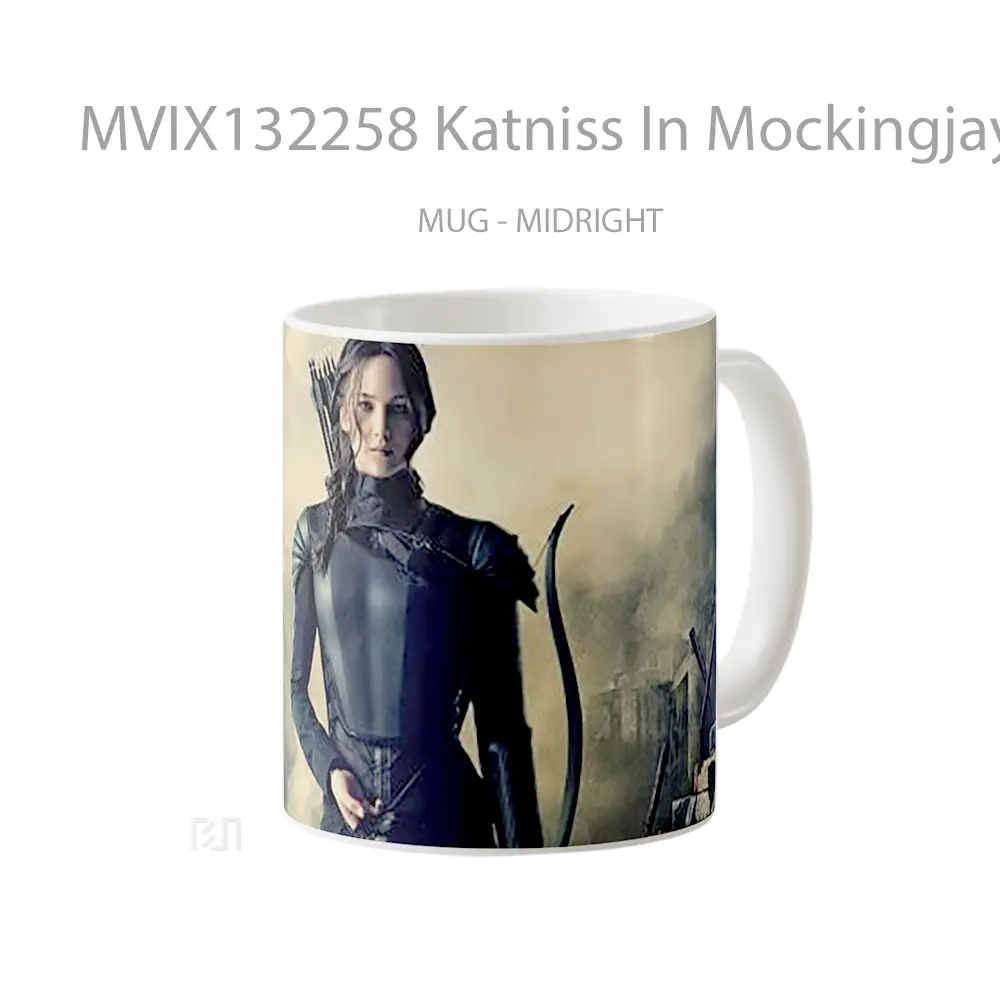 Mug Katniss In Mockingjay Gelas Keramik Unik - All-side / Desain