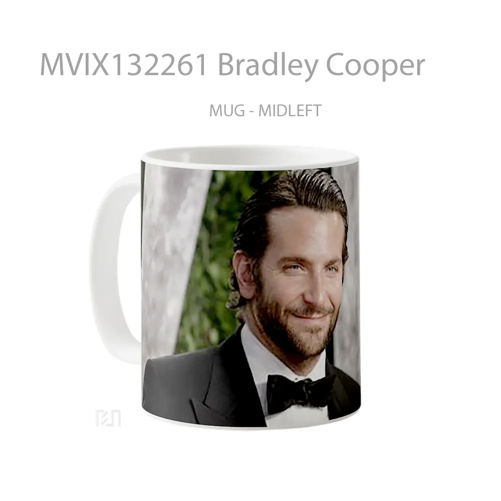 Mug Bradley Cooper Gelas Keramik Unik - All-side / Desain