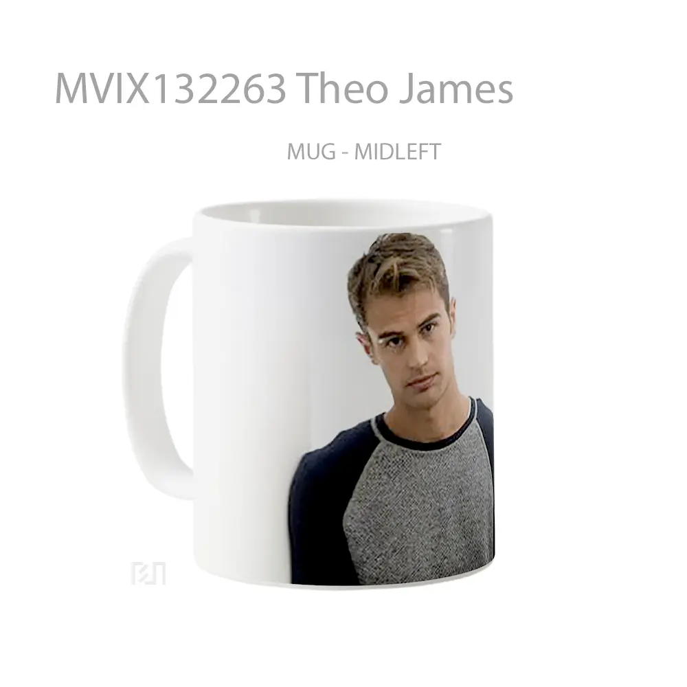 Mug Theo James Gelas Keramik Unik - All-side / Desain