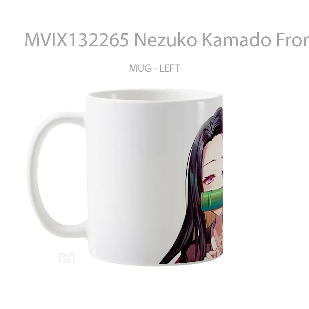 Mug Nezuko Kamado From Kimetsu No Yaiba V3 Cangkir Anime - All-side / Desain