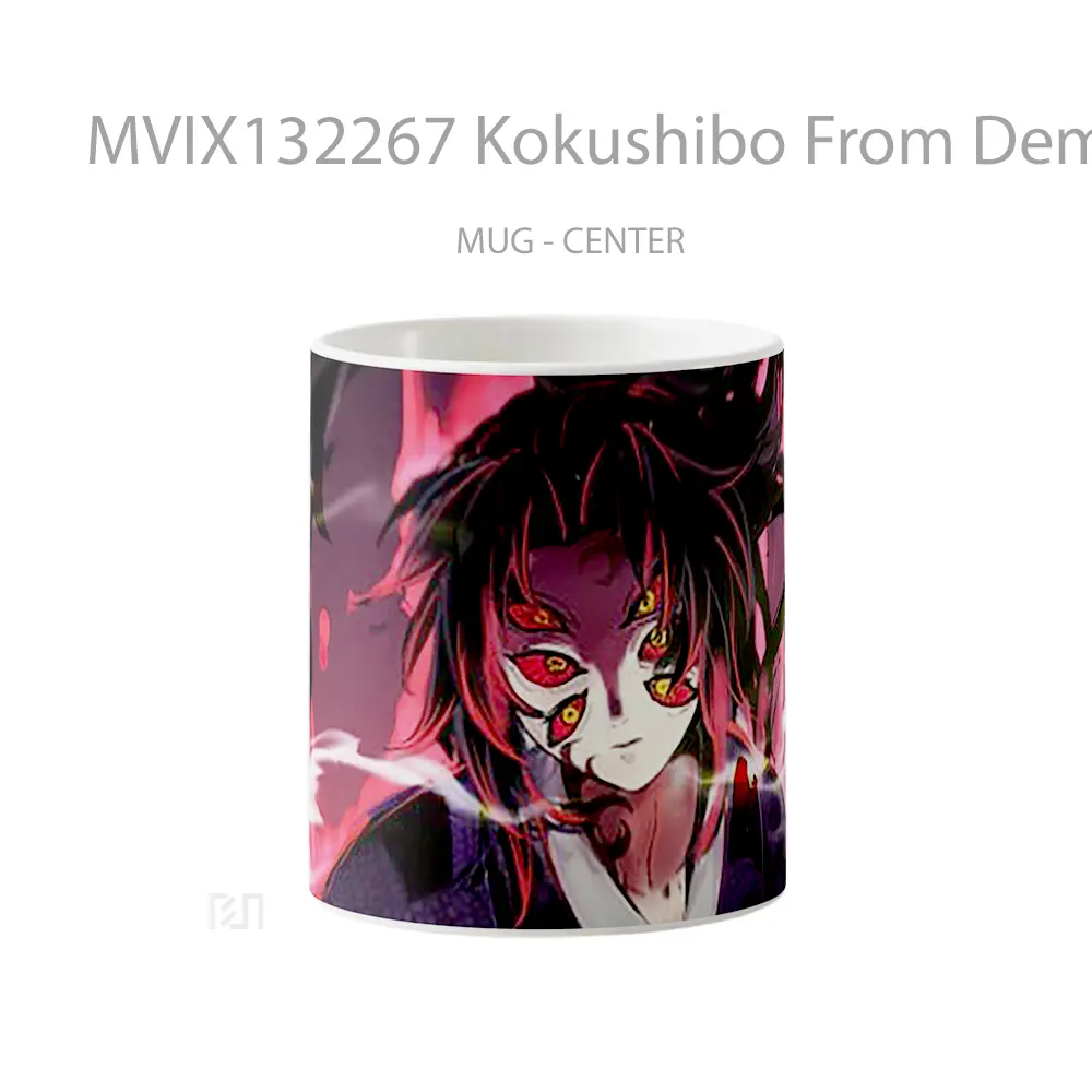 Mug Kokushibo From Demon Slayer V1 Cangkir Anime