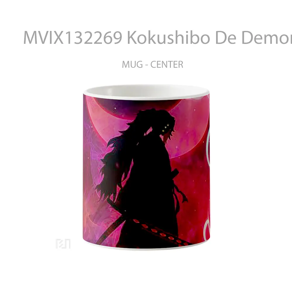 Mug Kokushibo De Demon Slayer Cangkir Anime