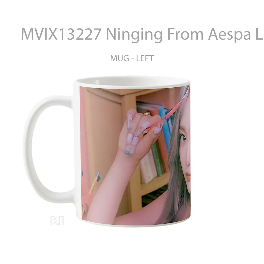 Mug Ninging From Aespa Life S Too Short Gelas Keramik Unik - All-side / Desain