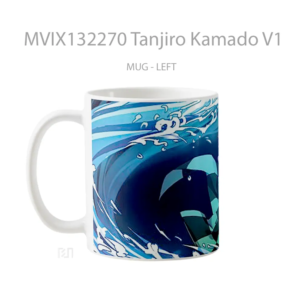 Mug Tanjiro Kamado V1 Cangkir Anime - All-side / Desain
