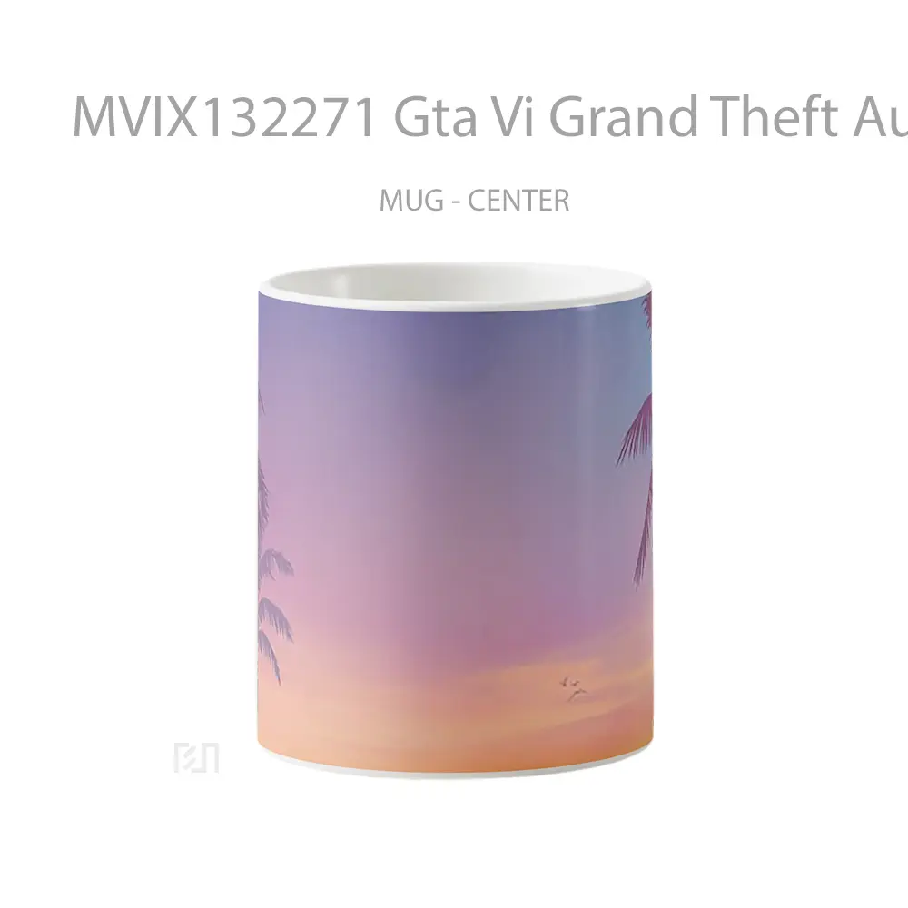 Mug Gta Vi Grand Theft Auto 6 V1 Gelas Keramik Unik