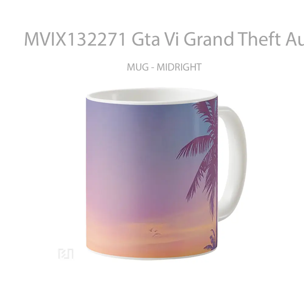 Mug Gta Vi Grand Theft Auto 6 V1 Gelas Keramik Unik - All-side / Desain