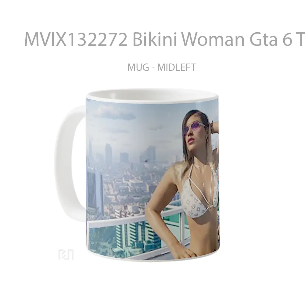 Mug Bikini Woman Gta 6 Trailer Gelas Keramik Unik - All-side / Desain