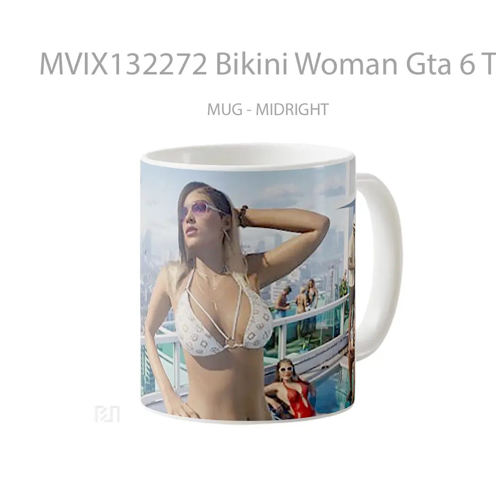 Mug Bikini Woman Gta 6 Trailer Gelas Keramik Unik - All-side / Desain