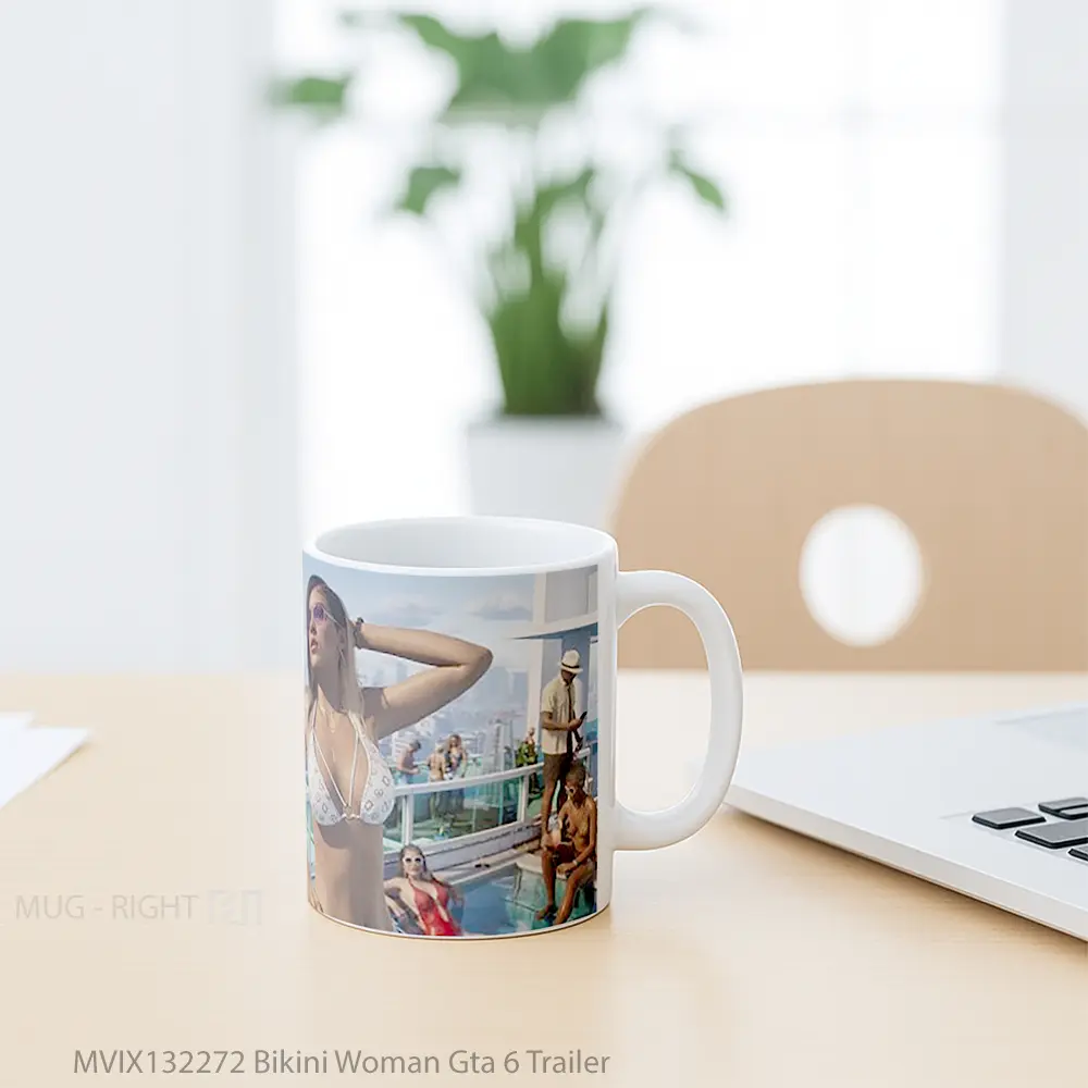Mug Bikini Woman Gta 6 Trailer Gelas Keramik Unik - All-side / Desain