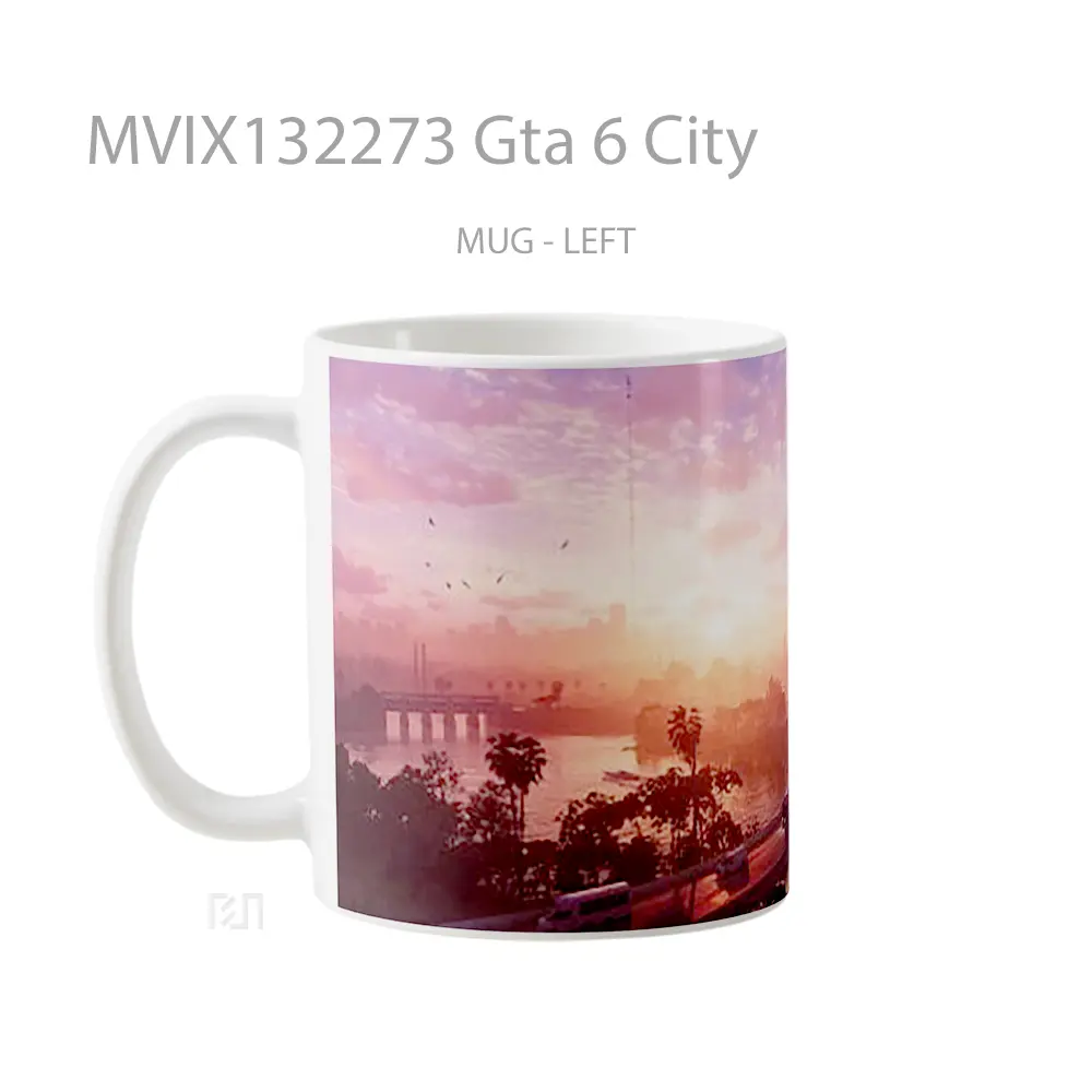 Mug Gta 6 City Gelas Keramik Unik - All-side / Desain