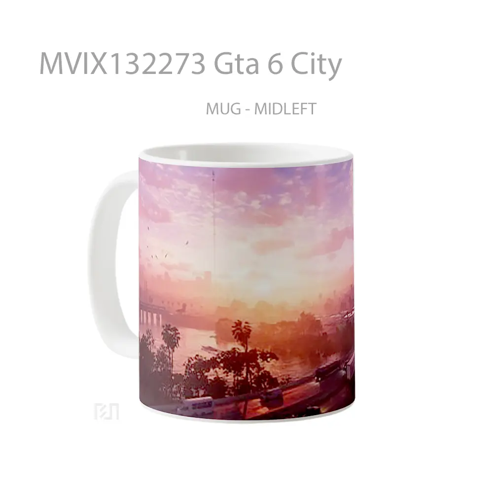 Mug Gta 6 City Gelas Keramik Unik - All-side / Desain