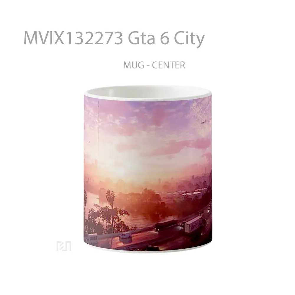 Mug Gta 6 City Gelas Keramik Unik