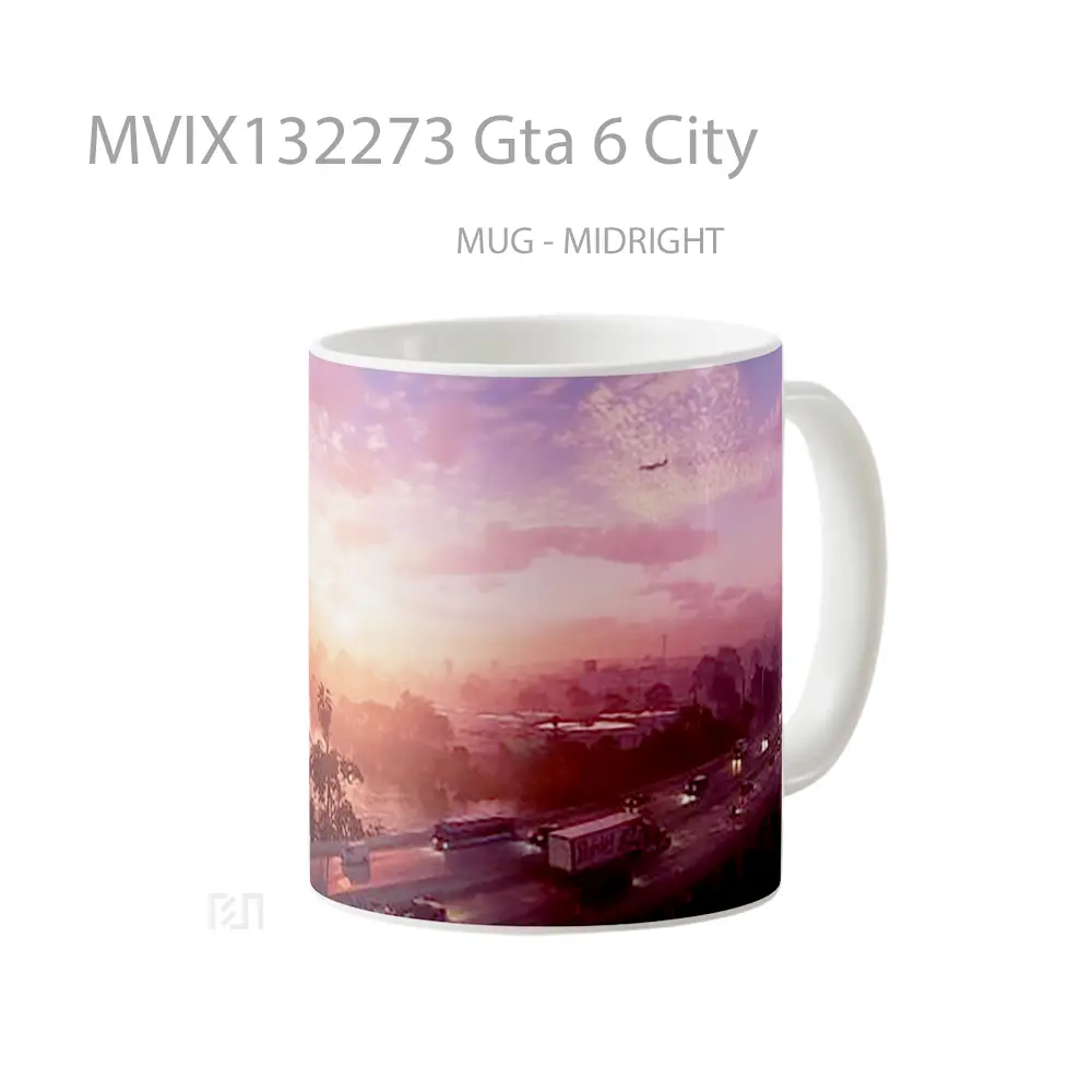 Mug Gta 6 City Gelas Keramik Unik - All-side / Desain