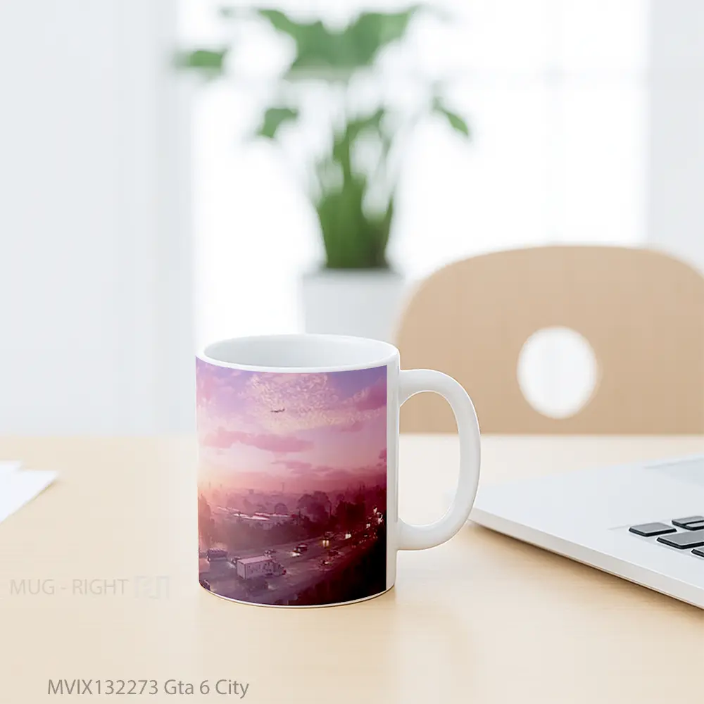 Mug Gta 6 City Gelas Keramik Unik - All-side / Desain