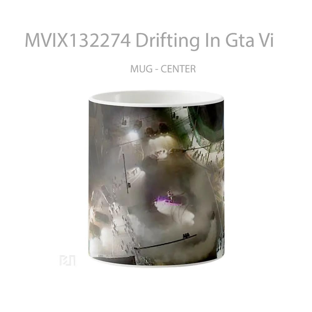 Mug Drifting In Gta Vi Gelas Keramik Unik