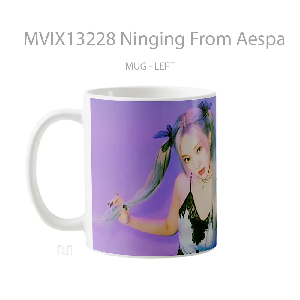 Mug Ninging From Aespa Gelas Keramik Unik - All-side / Desain